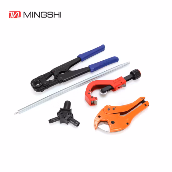 Ferramenta de junção manual de encanamento Mingshi para tubo Pex Pert de plástico composto